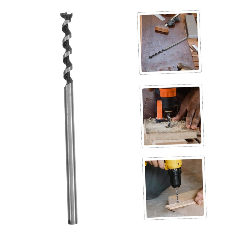 iplusmile Square Hole Mortising Drill Bit Carbon Steel Chisel for