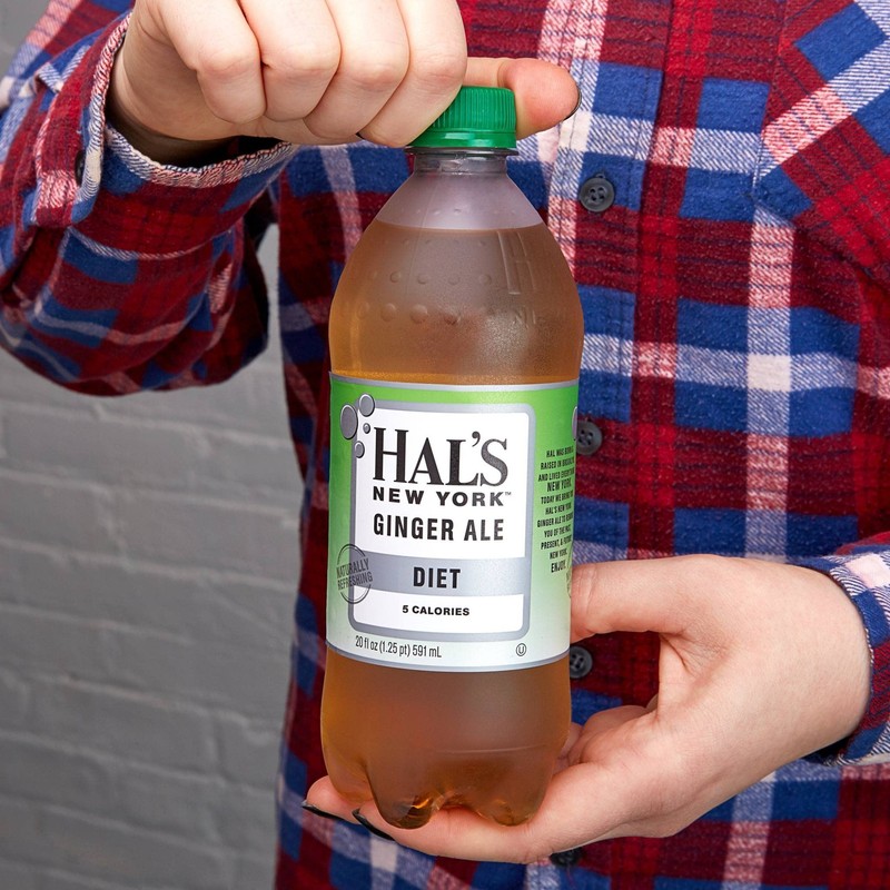 Hal's New York Diet Ginger Ale, Naturally Flavored from Real