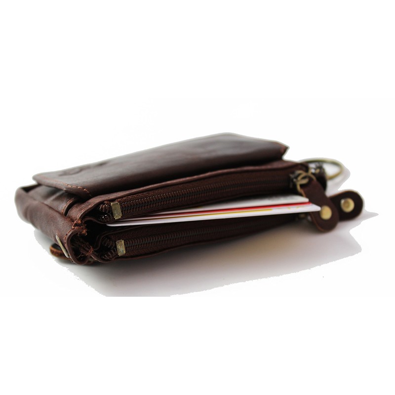 Safekeepers Key Case Leather Small – Key Bag with Zip