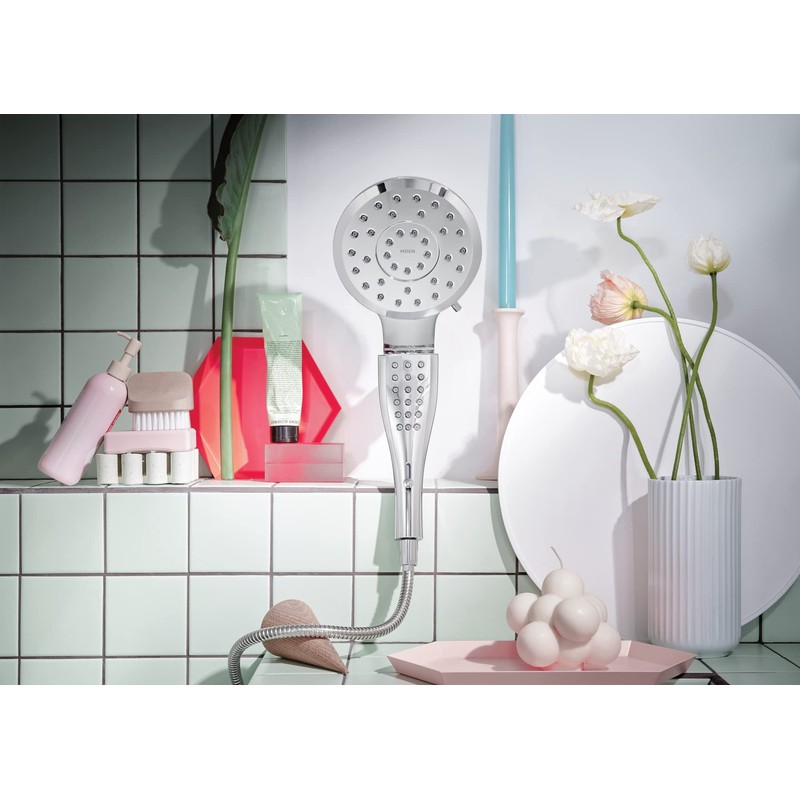 Moen Verso Chrome Round Rain Shower Head and Detachable Handshower