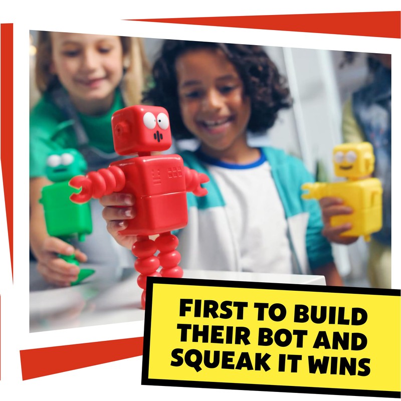 TOMY Games T73660EN Hide and Squeak Robots, Multi