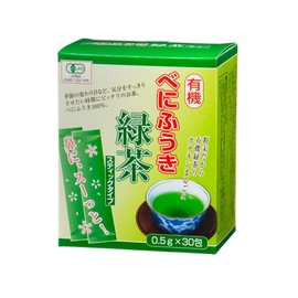 Organic Benifuuki Green Tea Stick Type Powder, 0.5 oz (15 g) (0.5 g x 30 Packs)