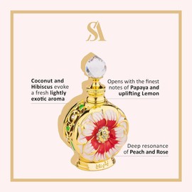 Swiss Arabian Layali Rouge - Luxury Products From Dubai - Long Lasting Personal Perfume Oil Fragrance - A Seductive Signature Aroma - 0.5 Oz