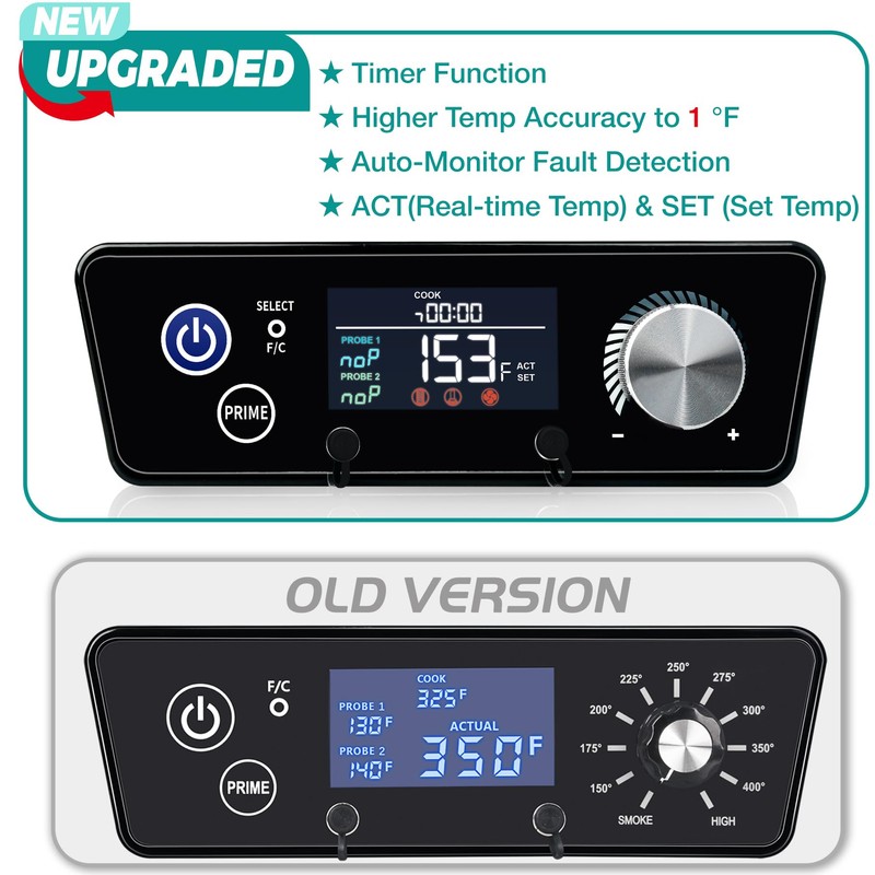 PID Control Board for Pit Boss Vertical Pellet Smoker Digital