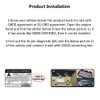 visualización Heads Up, P10 universal HUD Head Up Display OBD2