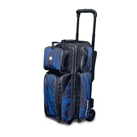 Brunswick Punisher Triple Roller Bowling Bag (Blue)