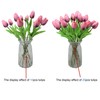 ALIERSA Artificial Flowers 10 Heads Mini Real Touch Artificial Tulip