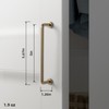 Goo-Ki 6 Pack 5" Center to Center Champagne Bronze Modern