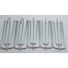 Pack of 20 Metal Deep Pinch Pleat Prong Curtain Hooks