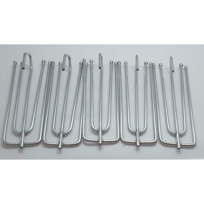 Pack of 20 Metal Deep Pinch Pleat Prong Curtain Hooks