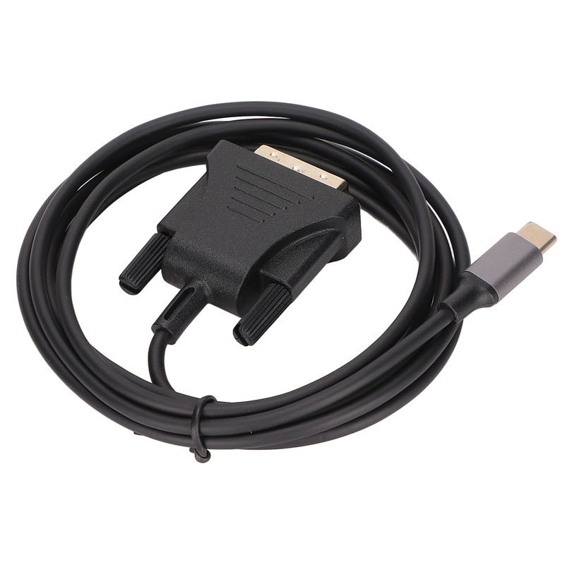 USB C 3.1 to DVI Cable 190cm/74.8in Clear Stable Type
