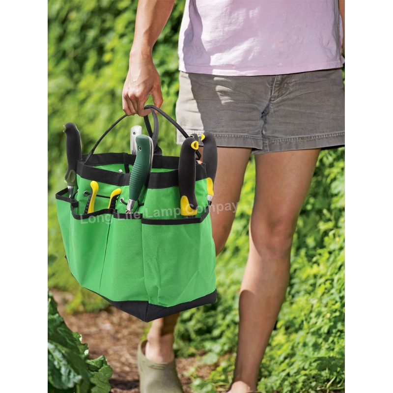 Garden Tool Bag Heavy Duty 8 Pocket Organizer Gardening Hand