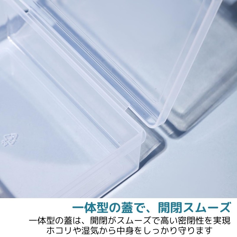 I'm so happy Trinket Case with Lid, Plastic, Clear Case,