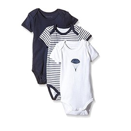Name It Baby Boys NITBODY SS NB B NOOS Bodysuit, Blue (Dress Blues), 50