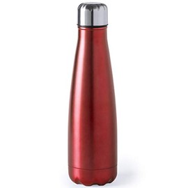 eBuy GB Metal Water Bottle Stainless Steel Leakproof Reusable BPA Free Drinks Bottle Red 630ml