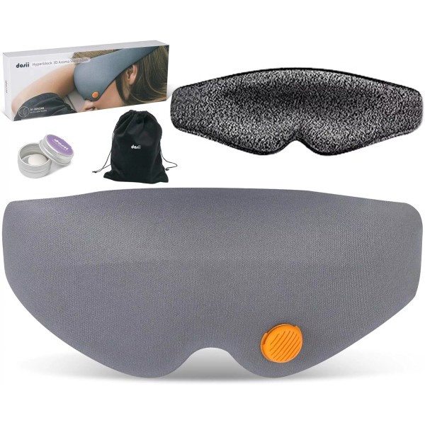 Unbranded Hyperblock 3D Aroma Sleep Mask: Aromatherapy Ultra Soft 3D