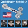 Heavy Duty Police Shield Holder for Car Window - Fits