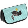 Mr. & Mrs. Panda Skunk Ball Cosmetic Bag, turquoise, Hand