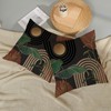 Boho Pillow Covers 18x18 Set of 2 Grey Rust Brown