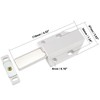 Sourcingmap Magnetic Touch Catch Latch Push to Open ABS White
