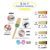 Nail Machine Bit Gold Combination Bit Attachment 5 in 1