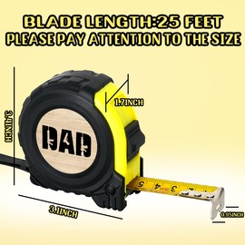Tape Measure Dad Gifts from Daughter Son Gifts for Fathers Day Birthday Christmas Gfits for Army Dad Father Bonus Dad Gun Lover Dad Best Dad Ever Gifts Tool Gifts Tape Measure 16FT