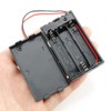 E-outstanding AAA Battery Case 4PCS 3 x 1.5V AAA Battery