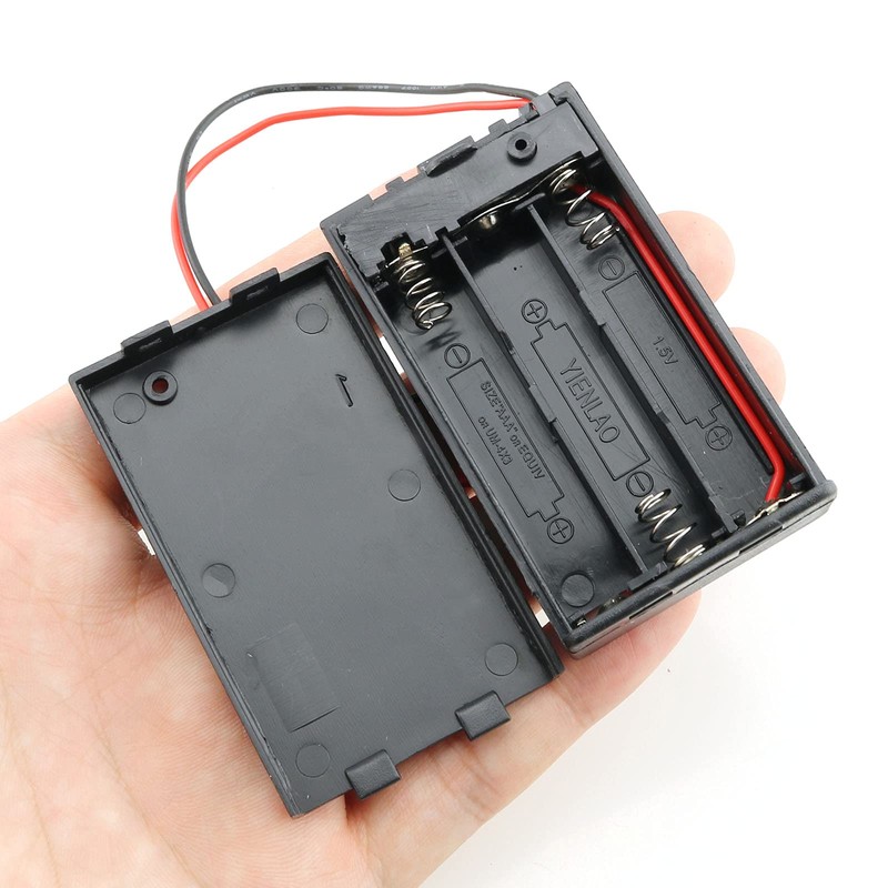 E-outstanding AAA Battery Case 4PCS 3 x 1.5V AAA Battery