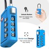 Puroma TSA Approved Luggage Travel Locks with Open Alert Indicator,