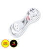 SAS Electrical 2400W Piggy Back Extension Lead, 3 Meter Length,