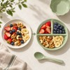 Ceramic Divided Plate Set for Everyday Meals – 3-Section Serving