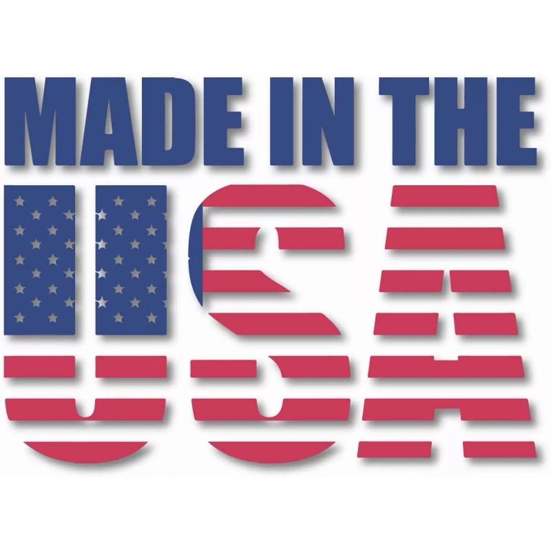 Kustom Cycle Parts Black & Grey American Flag Metal Dash