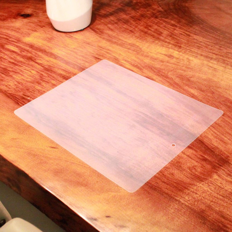 2 Pack Thin Clear Flexible Plastic Kitchen Cutting Board 12