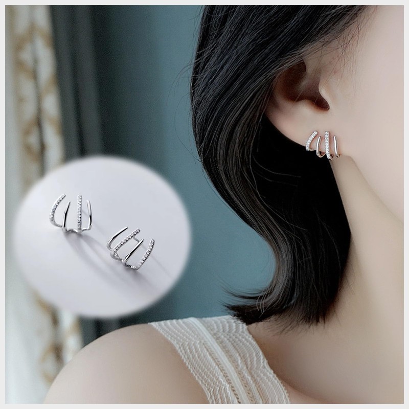 Women's Earrings, Popular, Hypoallergenic, S925 Silver Needle Earrings, 18K Gold,