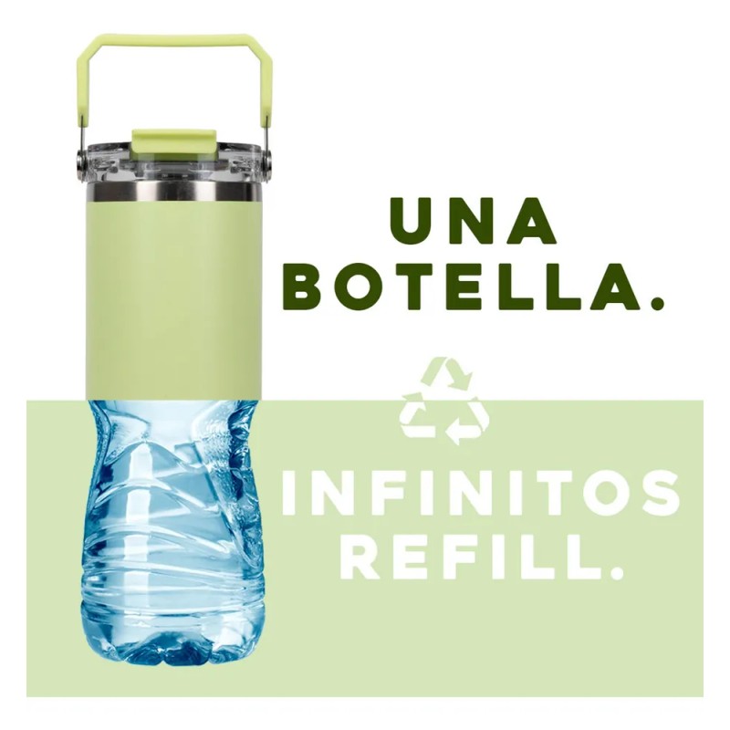 Vaso Termico Termo Agua Cafe Acero Inox Buffer Flask 900ml
