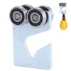 Fuperoo 4-Wheel Trolley Assembly Rollers.Strut Channel Rollers Trolley.for use with