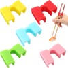 Patelai 5 Pairs Reusable Chopstick Helpers Practice Chinese Chop Stick
