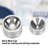 2PCS Bone Meal Cup Stainless Steel Mixing Bowl High Temperature