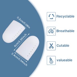 16 Stück Silikon Zehenschutz groß, Zehenschützer, Zehenschützer Silikon eignet Sich für Blasen, Hühneraugen, eingewachsene Zehennägel, Schmerzlinderung durch Reibung usw.