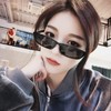 88flix Korean Cat's Eye Sunglasses, Rectangle Frame, Stylish, Vintage Style,