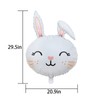 HADCKJA Bunny Balloons Easter Balloons Rabbit Head Foil Balloon for