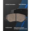 Anpulsero Rear Brake Pads and Rotors Kit 53036 & D1037-7940/262mm(10.3in)