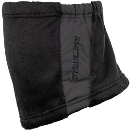 RS TAICHI RSX161 LOGO BLACK ONE SIZE Motorcycle Neck Warmer Fleece Warmer Fleece Thermal Protection Adjustable Cord Reflector Fleece Face Mask