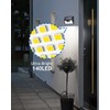 Peasur Solar Lights Outdoor Motion Sensor, 6 Pack 140 LED