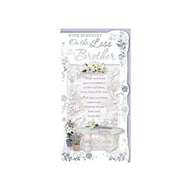 "Express Yourself" Sympathy Card - with Sympathy on The Loss of Your Brother - Includes Envelope