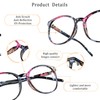 LifeArt Bifocal Reading Glasses with Round Lenses, Blue Light Blocking