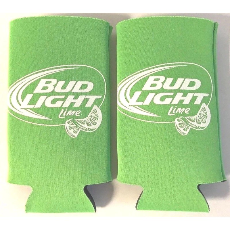 Bud Light Lime Koozie Fits 12 oz Slim Can Classic