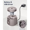 Aniborsa Electric Pencil Sharpener, Helical Blade Automatic Pencil Sharpener, Battery/USB