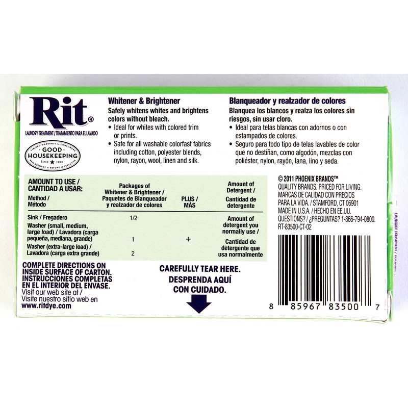 Nakoma Rit Dye Powder-Whitener & Brightener 1oz