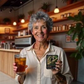 Crefé 100% Colombian Specialty Instant Coffee. Box of 8 packets. Each Packet Prepares 7-8 FL OZ Cup. Region of Origin: Antioquia. Light Medium Roast. Mild, Not Strong